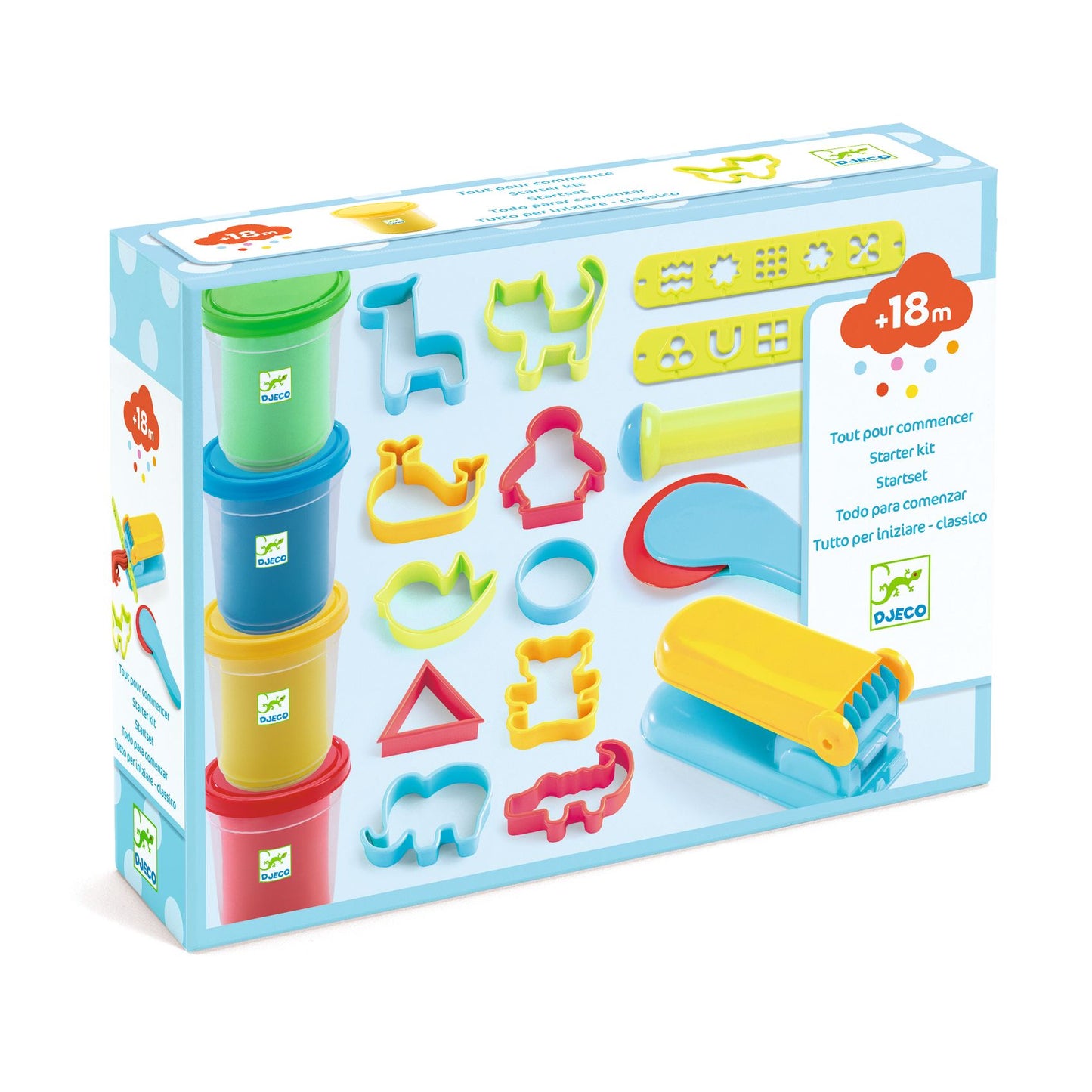 Coffret pâte à modeler Djeco - packaging