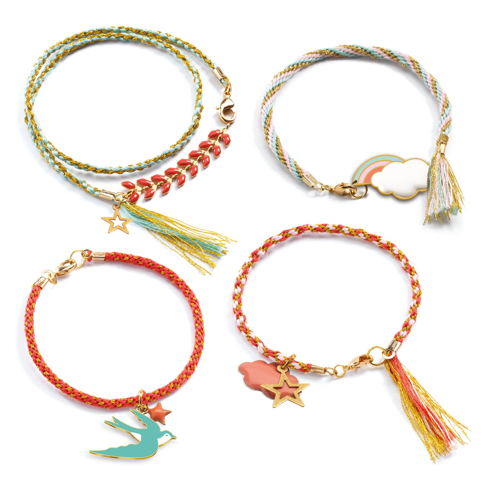 Kumihimo Céleste Djeco - bracelets