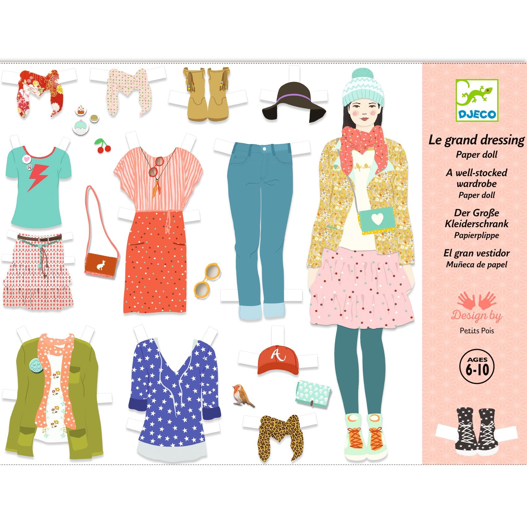 Le grand dressing Djeco - packaging