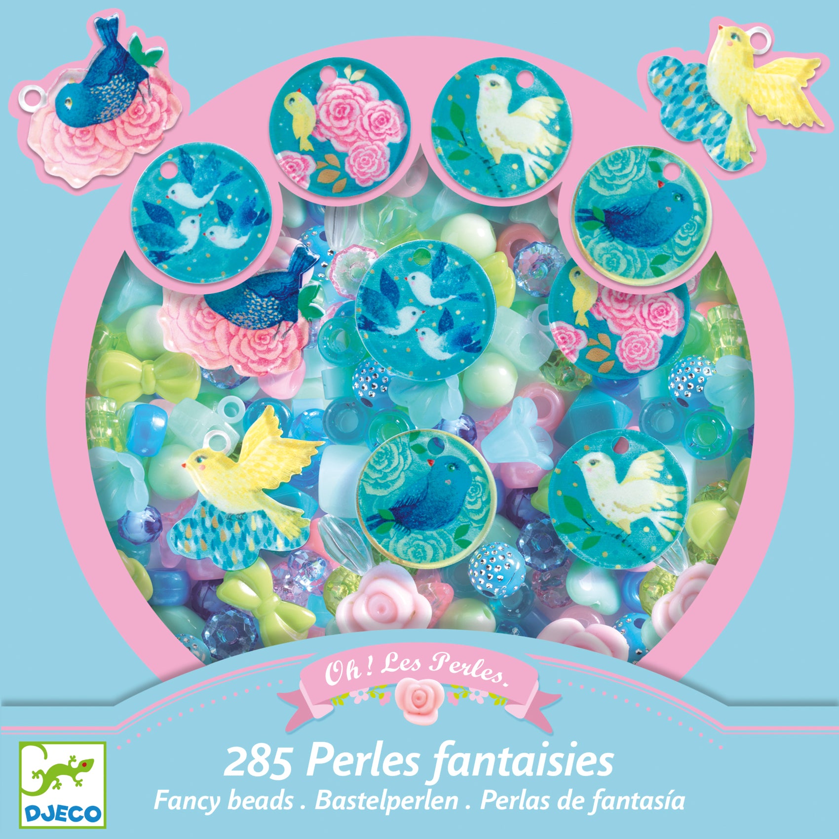Coffret perles Oiseaux Djeco